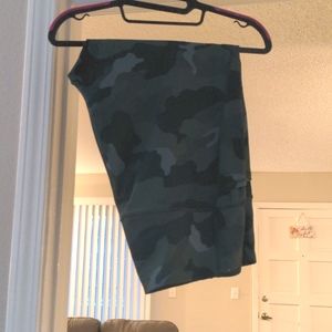 Green camo legging